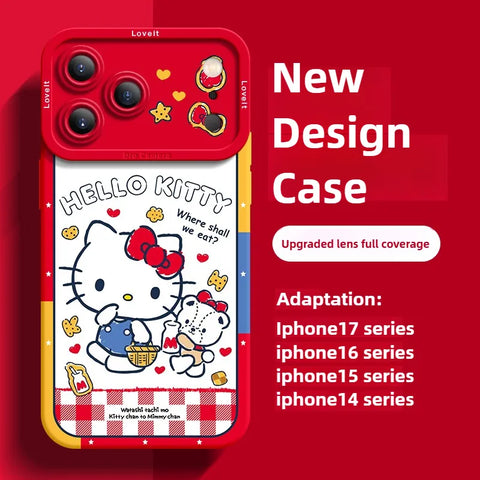 Fundas para teléfono lindas de la serie Anime Kitty 17