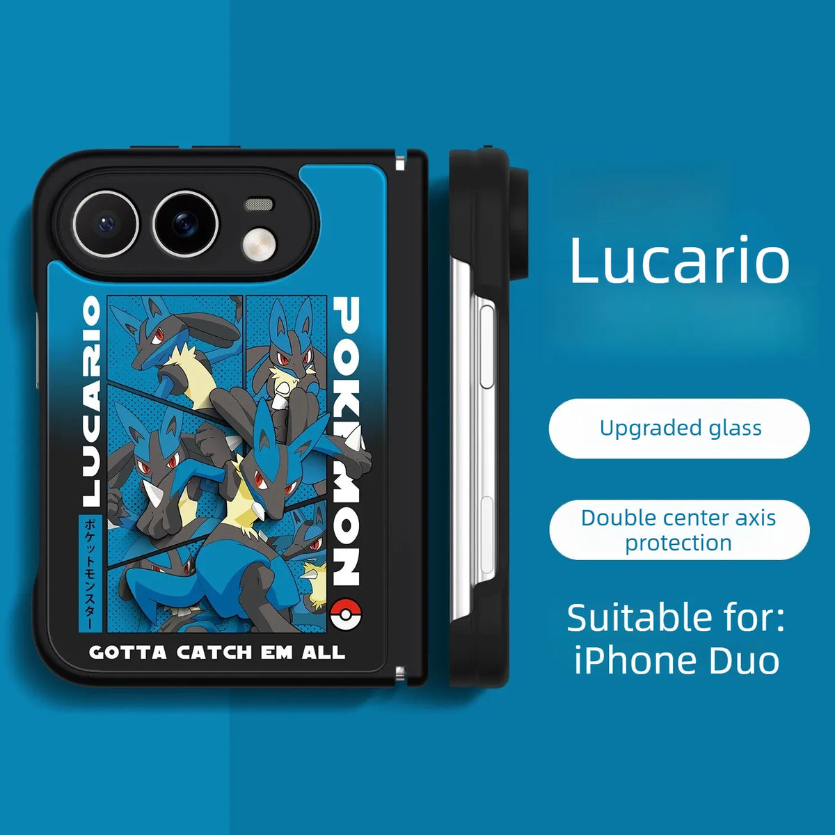 Pokemon Anime iPhone Duo Case Glass Magsafe Phone Case