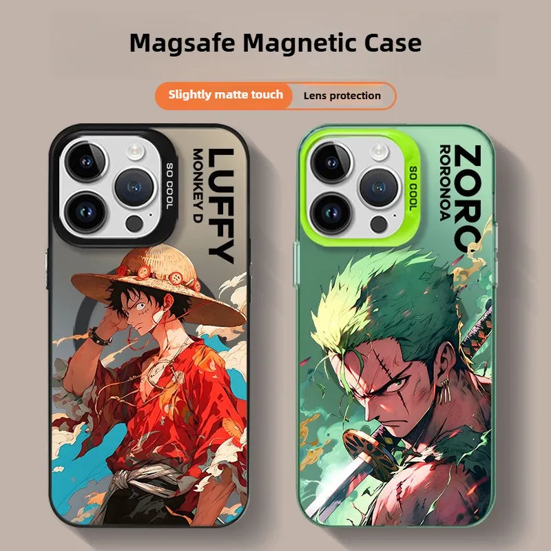 ONE PIECE Luffy Zoro Magsafe Anime Phone Case iPhone Cover