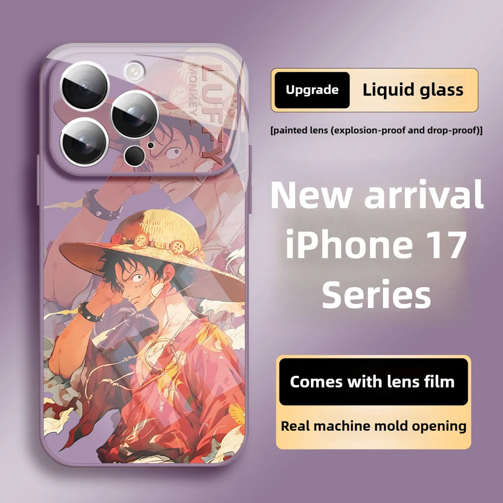 Funda de silicona para iPhone 17 de One Piece Brook Anime