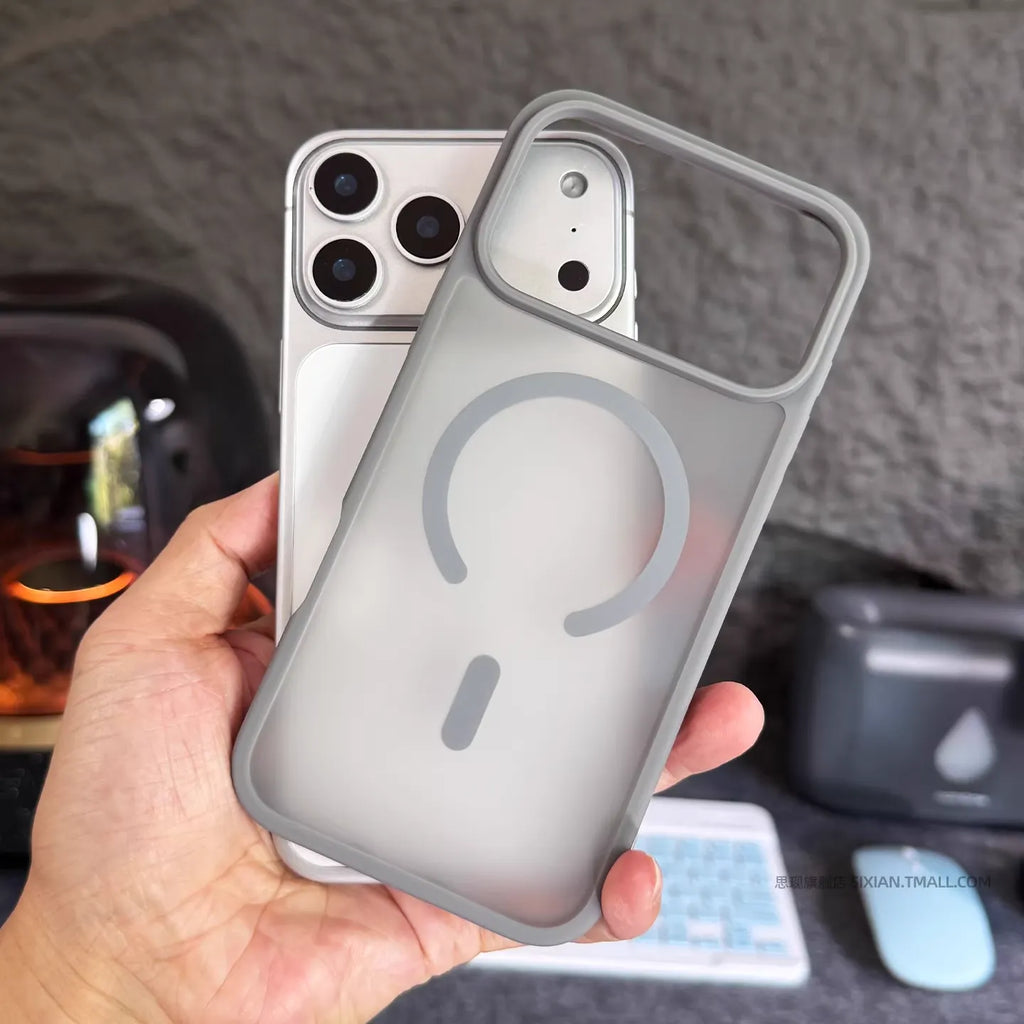 Matte Clear Magnetic Magsafe Phone Case HelloAnimeCases Matte Clear Magnetic Magsafe Phone Case HelloAnimeCases
