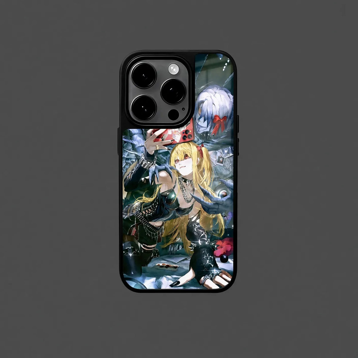 Funda de silicona para teléfono con el anime Death Note Nate River
