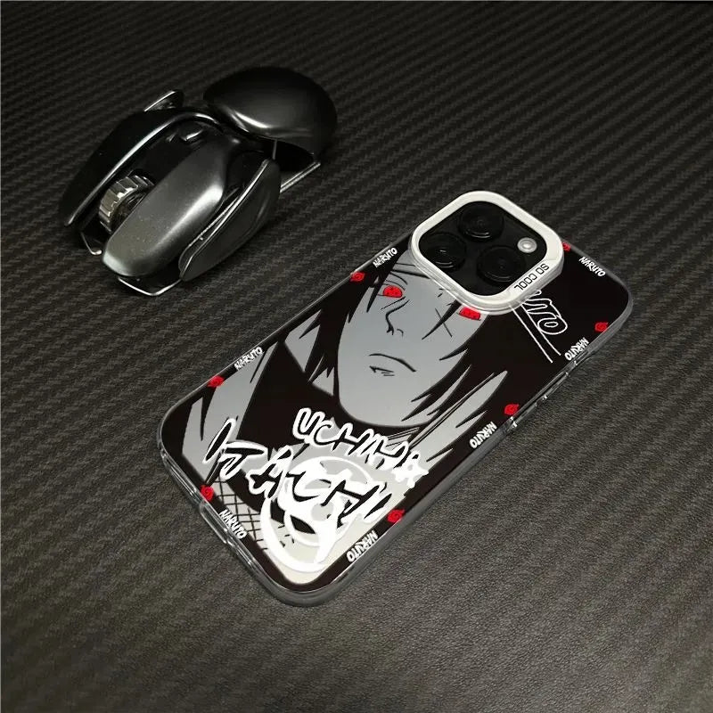 Naruto Uchiha Sasuke Phone Case Electroplating