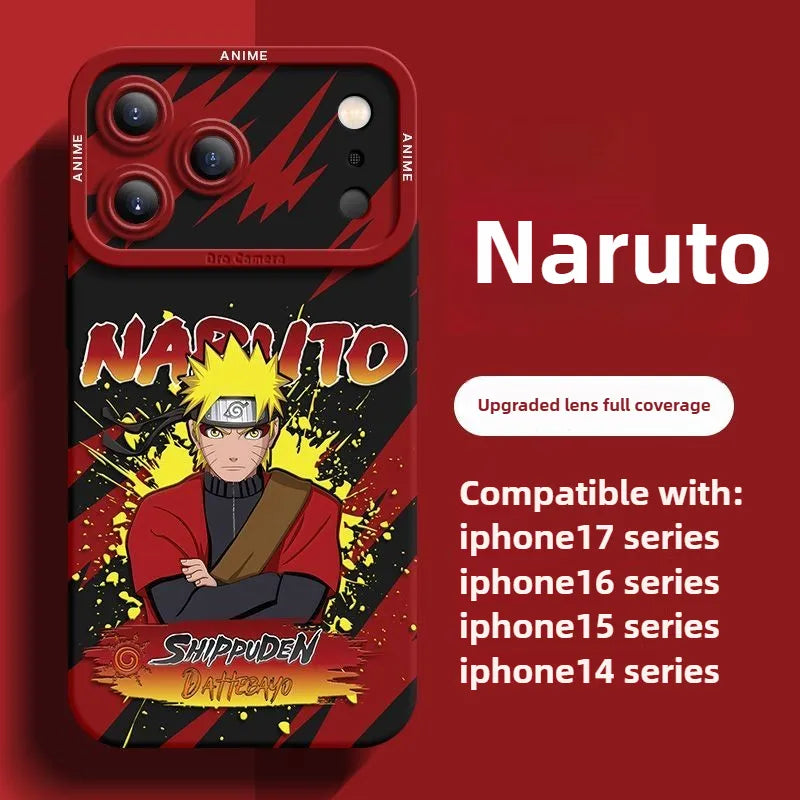 Naruto Phone Case Anime 17 Series Phone Cases Pupil Eye Silicone Protective Case