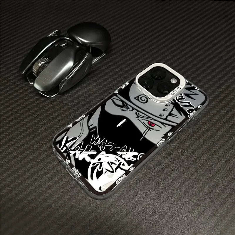 Naruto Uchiha Sasuke Phone Case Electroplating