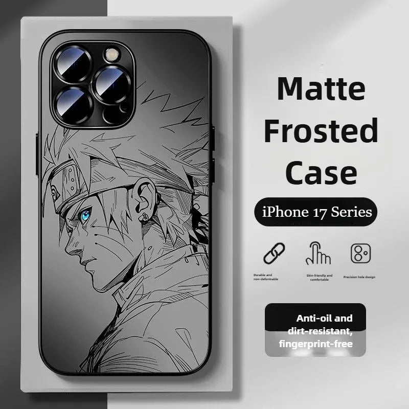 Naruto Frosted Acrylic iPhone 17 Case Anime Phone Case