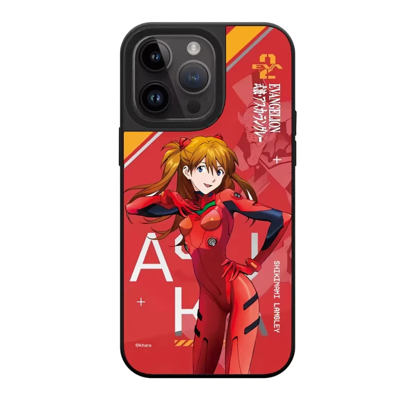Neon Genesis Evangelion Glossy Magsafe Magnetic Phone Case for iPhone