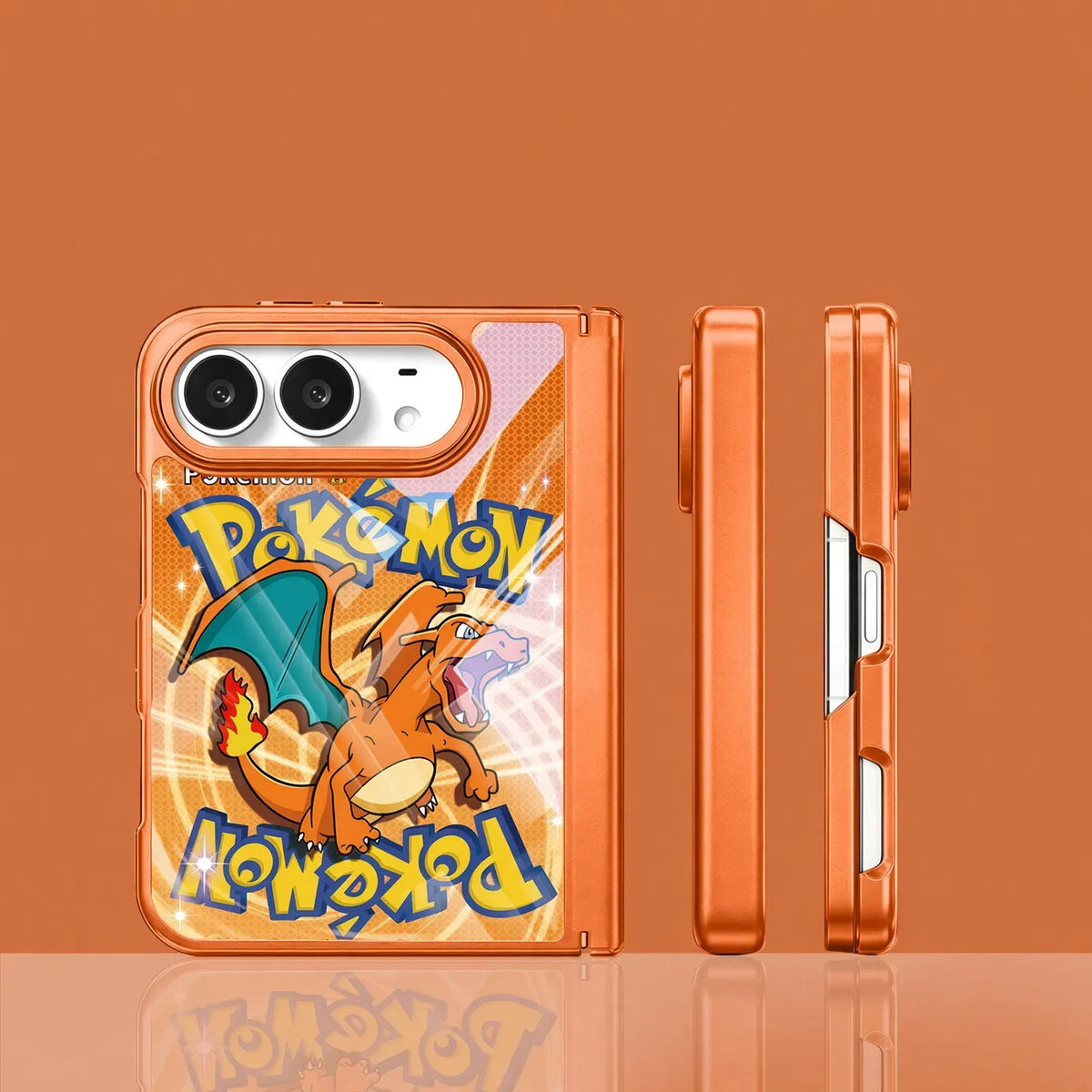 Pokemon Charizard Anime iPhone Duo Glass Phone Case