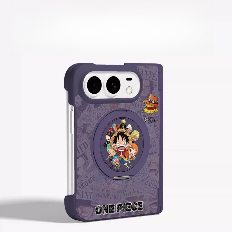 One Piece Straw Hat Luffy IPhone Duo Magsafe Phone Case with Kickstand