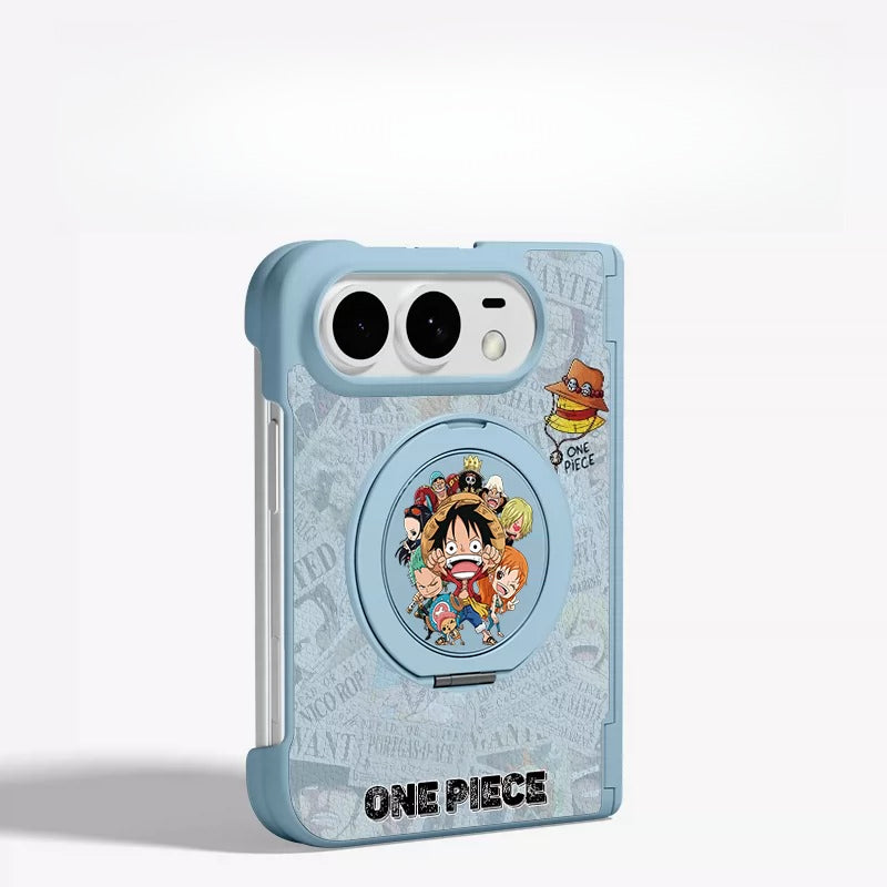 One Piece Straw Hat Luffy IPhone Duo Magsafe Phone Case with Kickstand