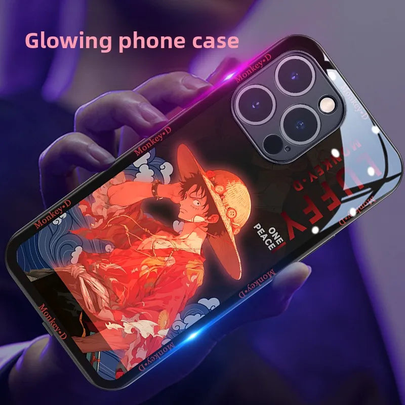 OEN PIECE LED Glowing Phone Case Cover | One Piece Light Up Case