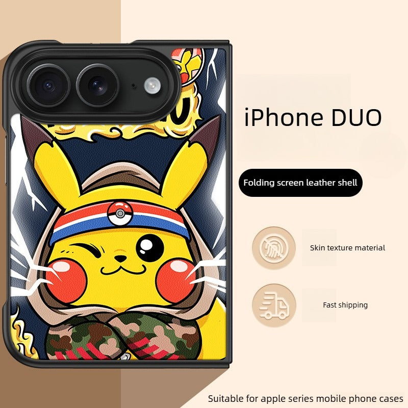 Pokemon Pikachu iPhone Duo Leather Phone Case