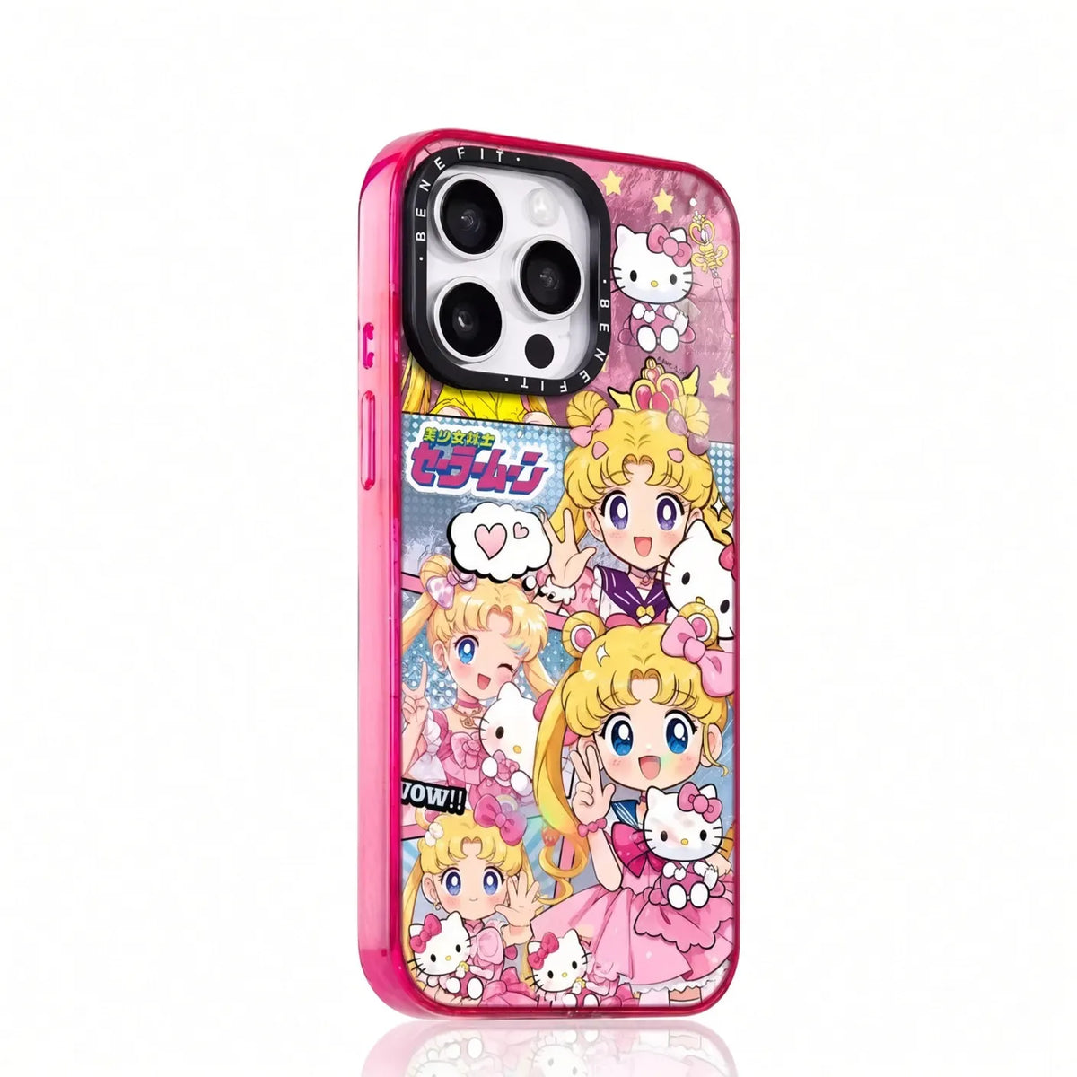 Pink Sailor Moon MagSafe Clear Phone Case