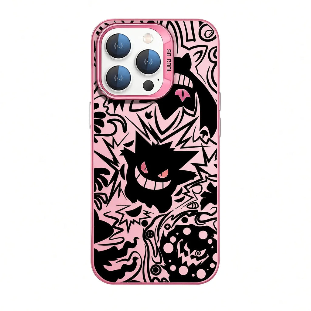 Anime Dickens Gengar Phone Case iPhone 18 Series Matte Phone Cover