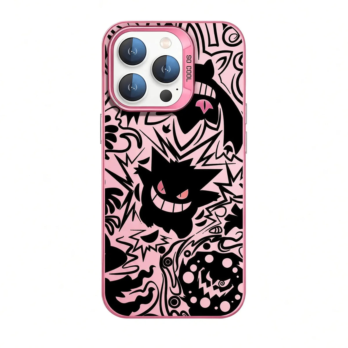 Anime Dickens Gengar Phone Case iPhone 18 Series Matte Phone Cover