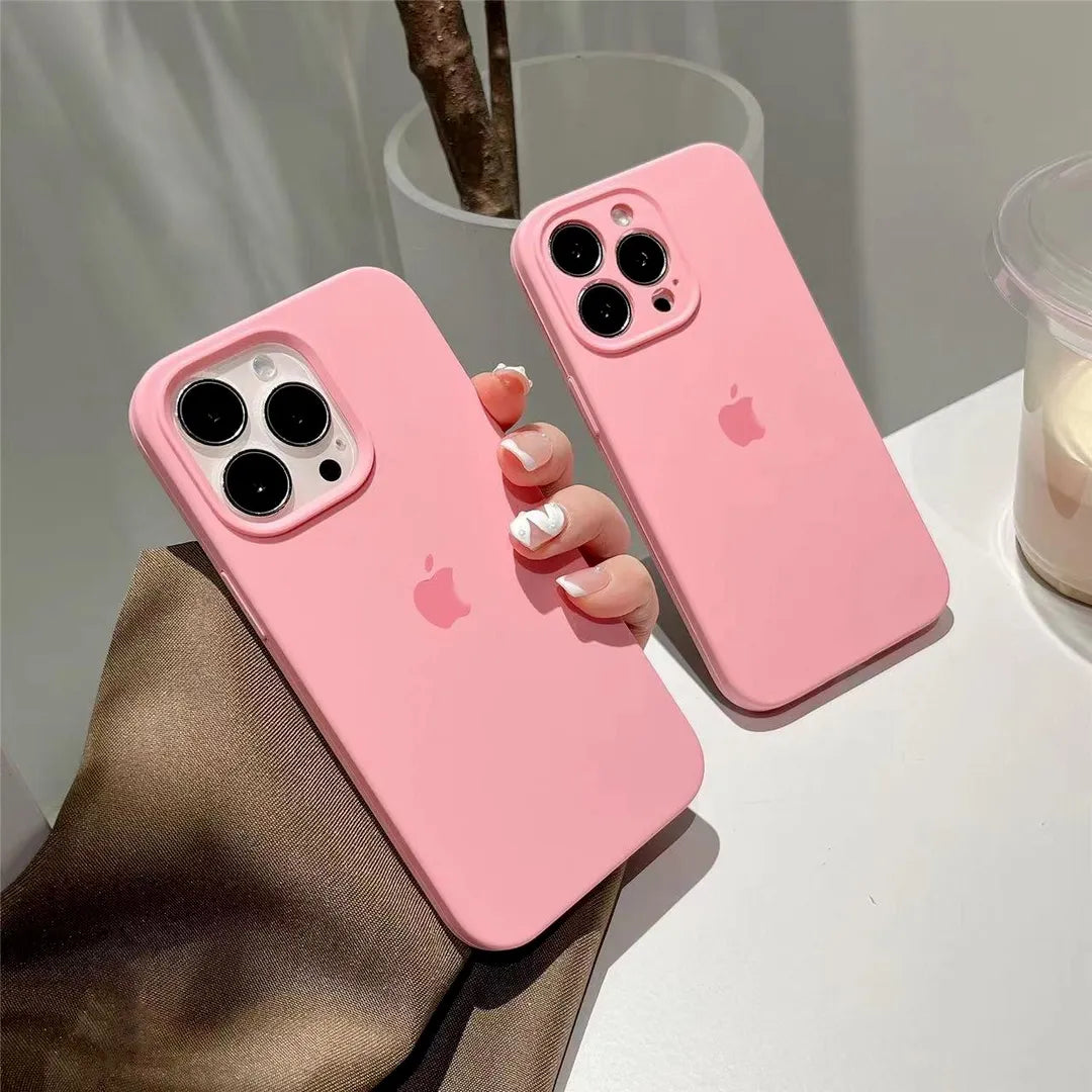 Pink Silicone Phone Case Cover
