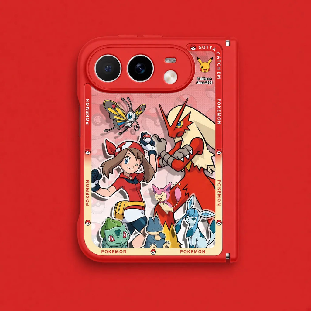 Pokemon Masters Apple iPhone Duo Glass Magsafe Phone Case Cover