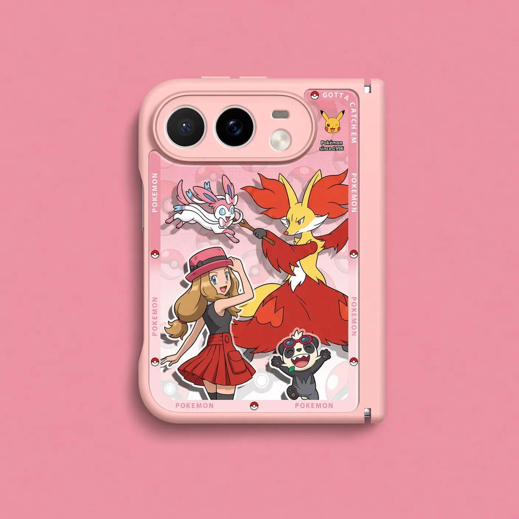 Pokemon Masters Apple iPhone Duo Glass Magsafe Phone Case Cover