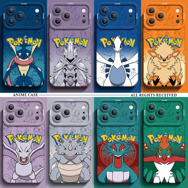 Pokemon Silicone Apple Phone Case Cover