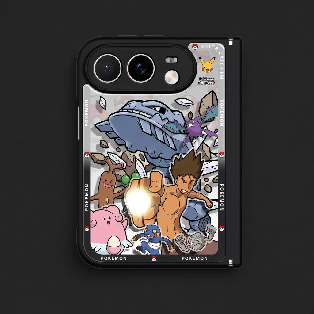 Pokemon Masters Apple iPhone Duo Glass Magsafe Phone Case Cover