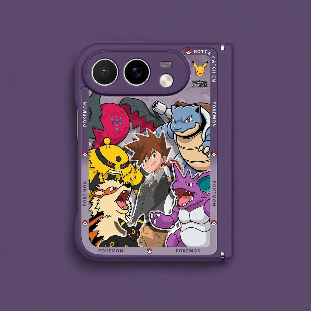 Pokemon Masters Apple iPhone Duo Glass Magsafe Phone Case Cover