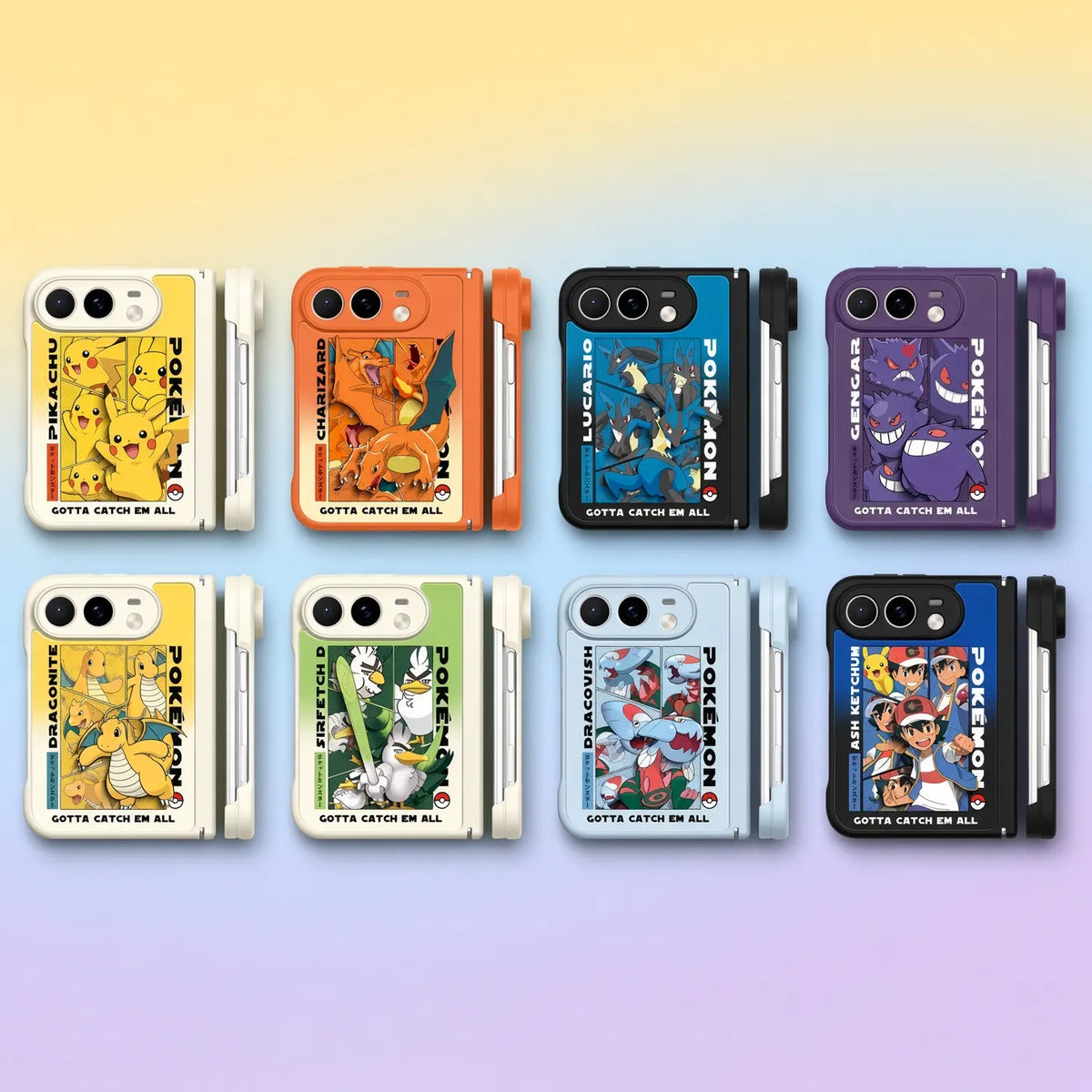 Pokemon Anime iPhone Duo Case Glass Magsafe Phone Case