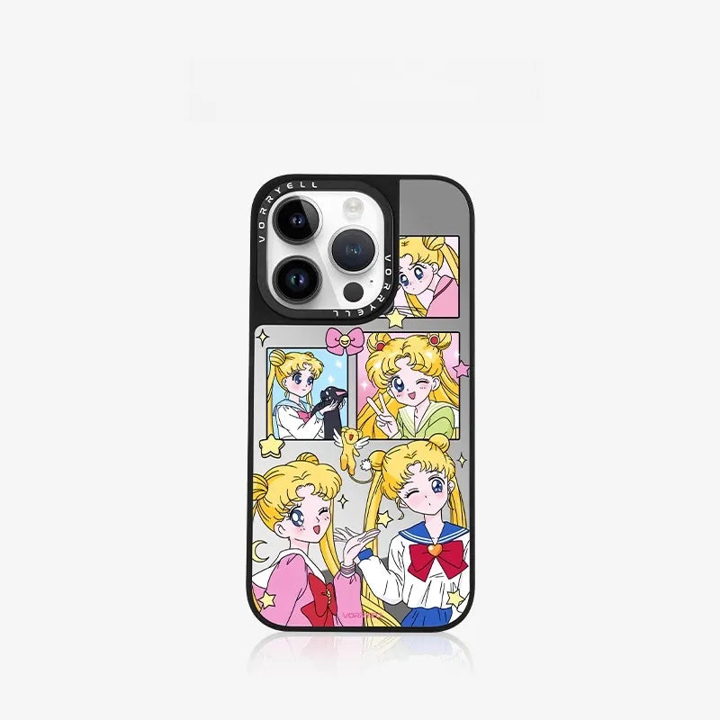 Sailor Moon Mirror Magsafe Magnetic Glass Phone Case