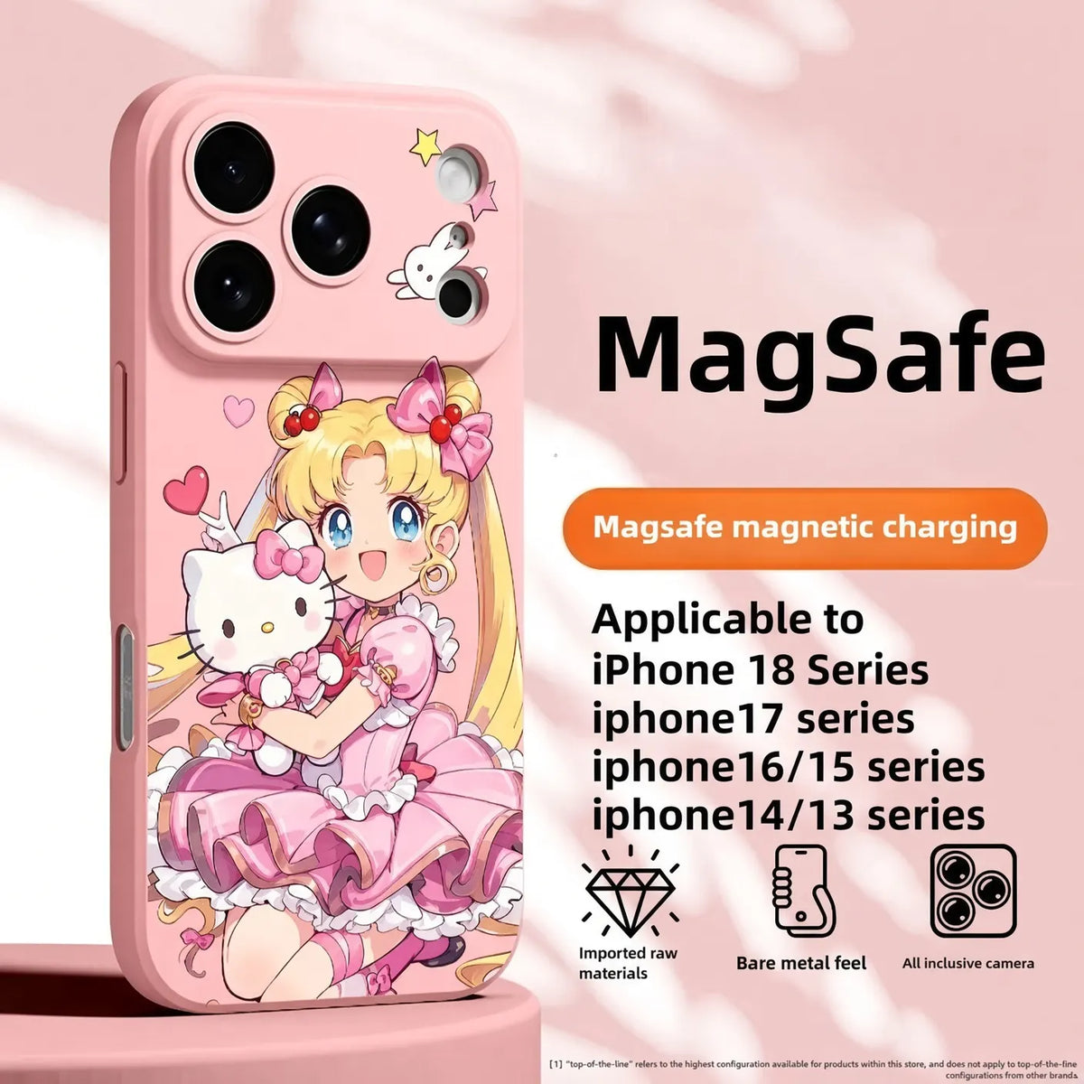 Sailor Moon Kitty Magsafe Phone Case Silicone Cover Case