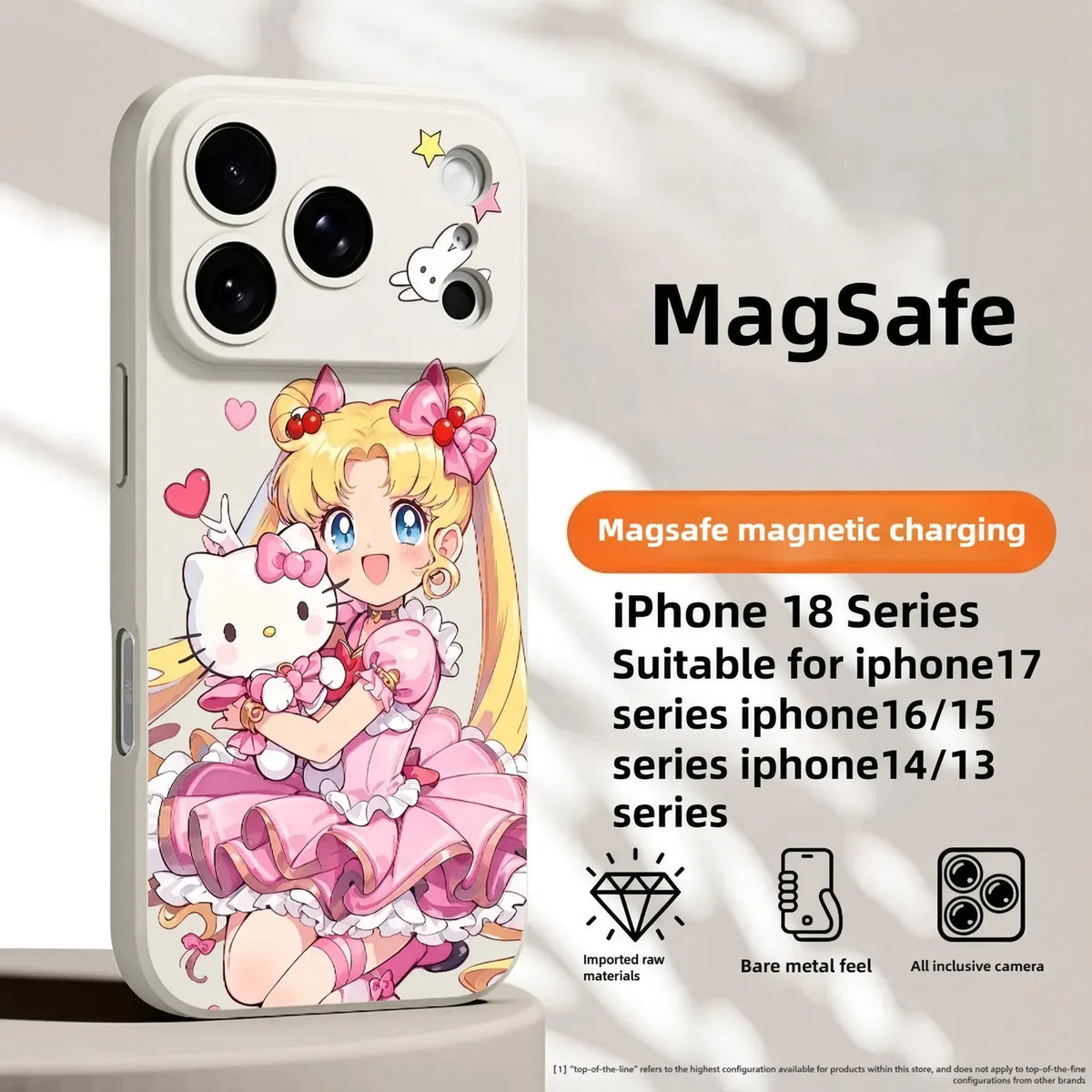 Sailor Moon Kitty Magsafe Phone Case Silicone Cover Case