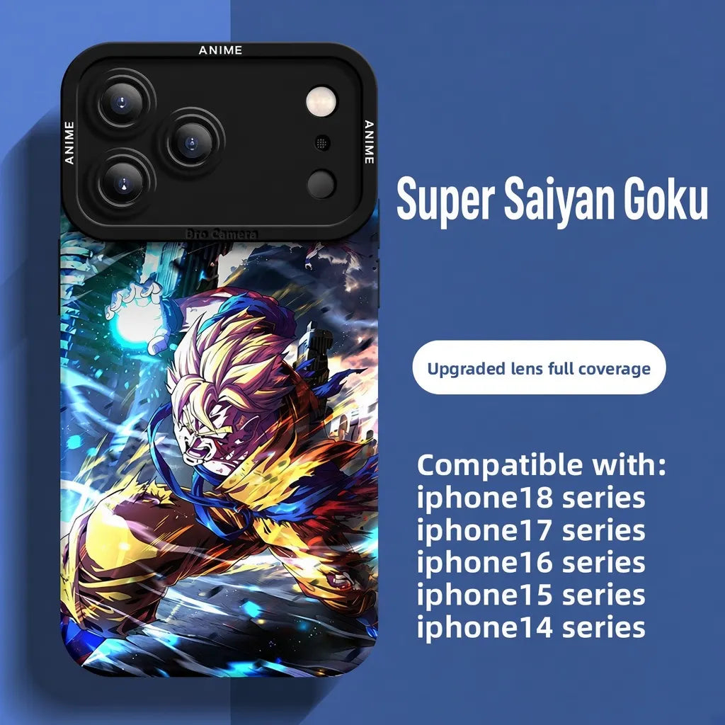 Dragon Ball Z Son Goku Anime iPhone 18 Sries Anime Phone Cases Silicone Soft Case