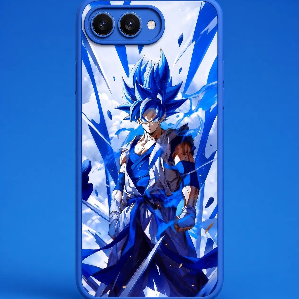 Dragon Ball Z Blue Son Goku Anime iPhone Duo Magsafe Phone Case