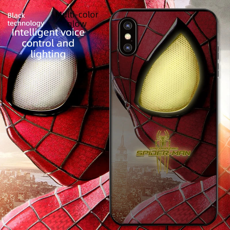 Funda luminosa para teléfono Demon Slayer RGB Light Glowing para iPhone