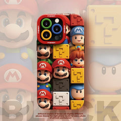 Building Block Mario Phone Case iPhone