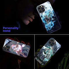 Anime Hatsune Miku Glowing Phone Case For iPhone