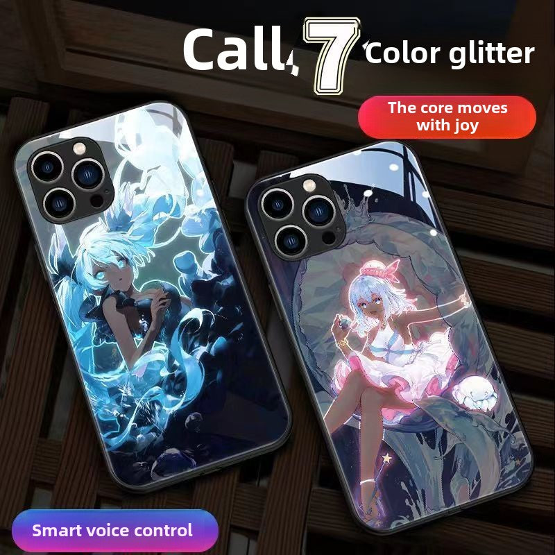 Anime Hatsune Miku Glowing Phone Case For iPhone