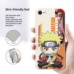 Naruto Apple Liquid Soft Silicone Phone Case