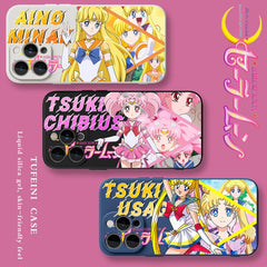 Sailor Moon silicone anime phone case for Apple iPhone