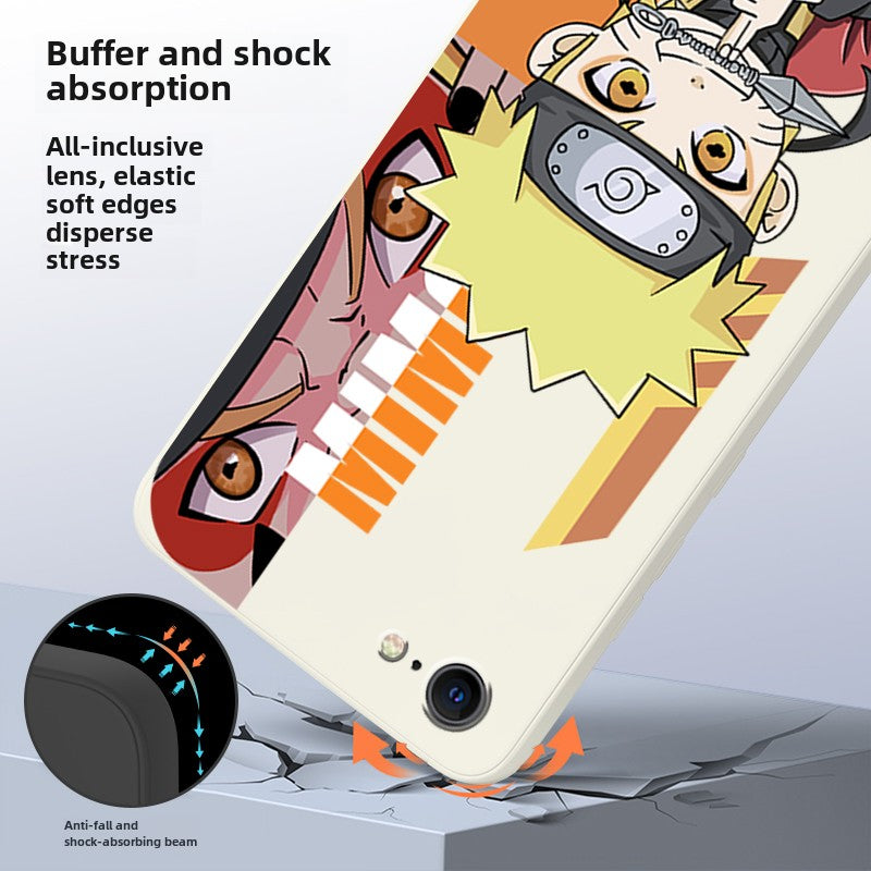 Naruto Apple Liquid Soft Silicone Phone Case