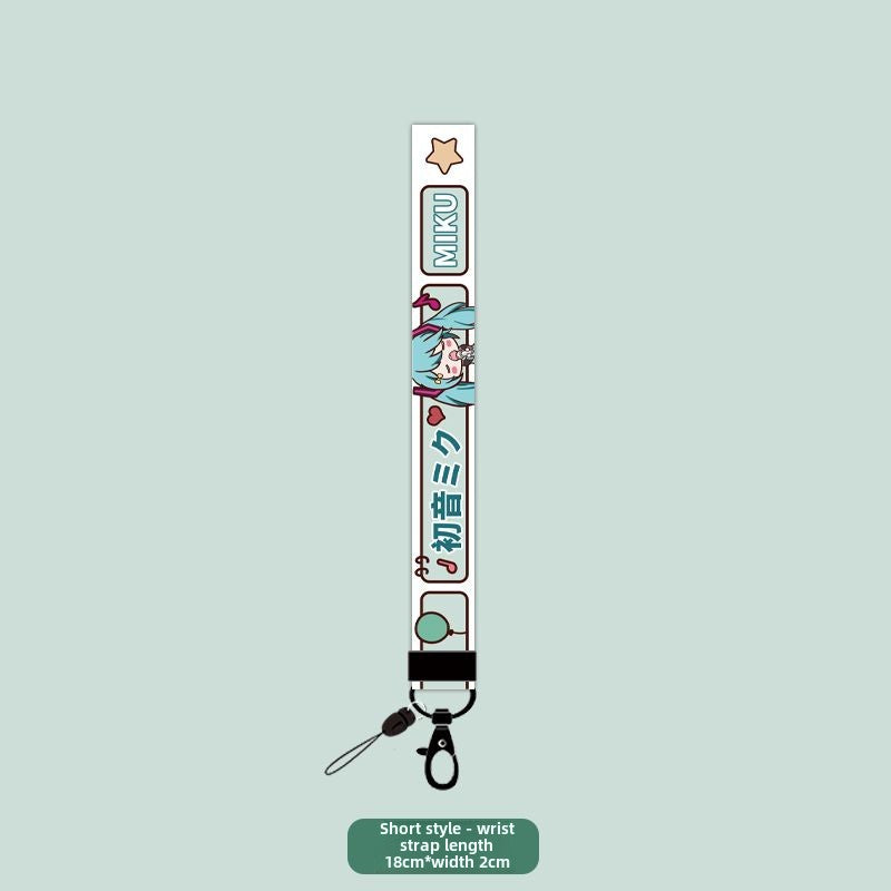 Hatsune Miku Phone Straps Lanyard Neck Rope Anti-lost Rope