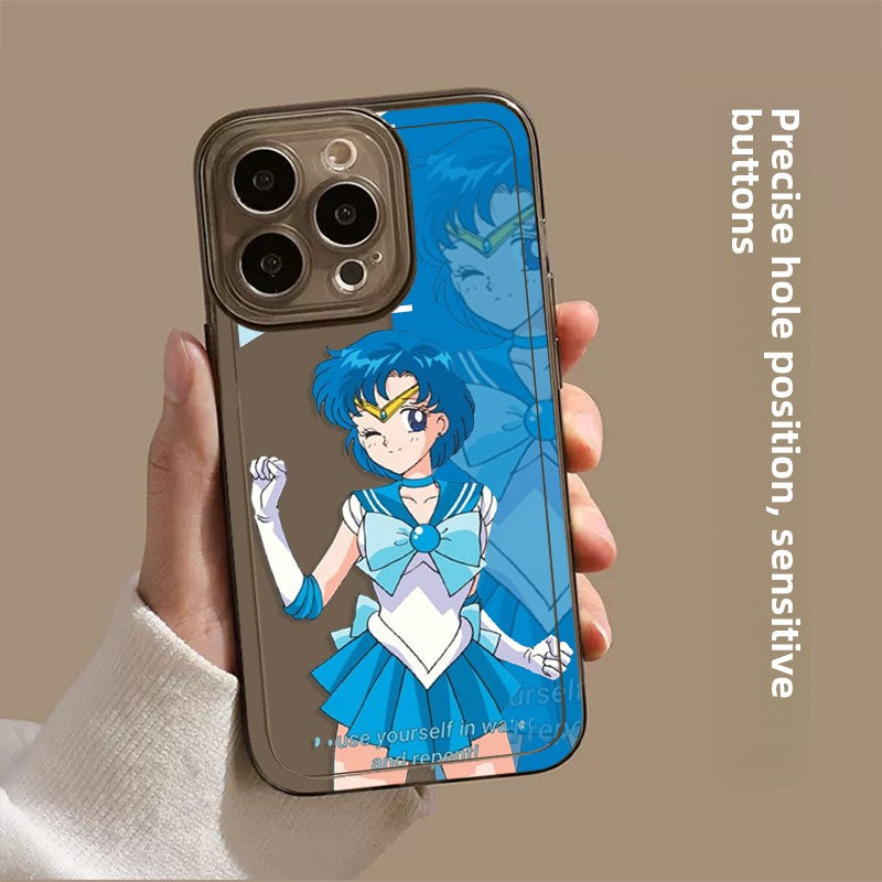 Sailor Moon Transparent Apple Anime Phone Case Iphone for Besties