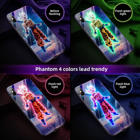 Dragon Ballz Saiyan Goku Luminous Glowing Phone Case