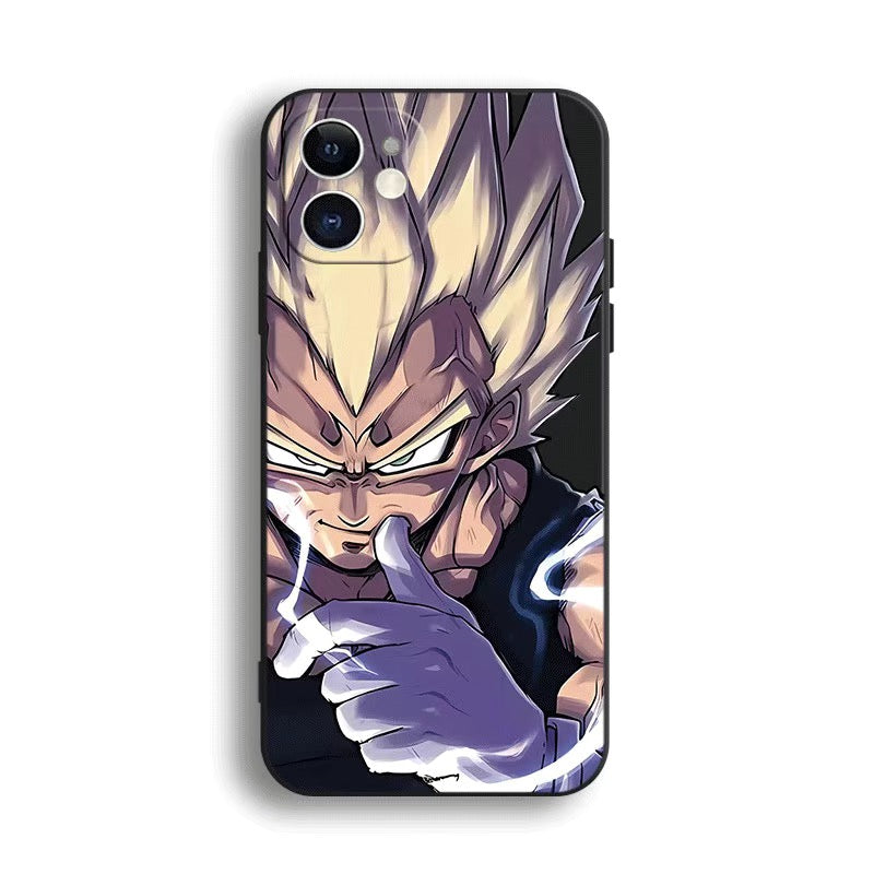 Funda de anime Dragon Ball Z Kakarot Vegeta para la serie Apple Iphone