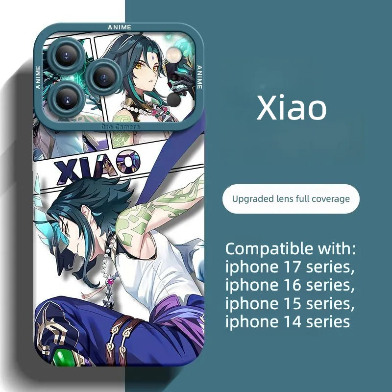 Genshin Impact Silicone Anime Phone Case Cover
