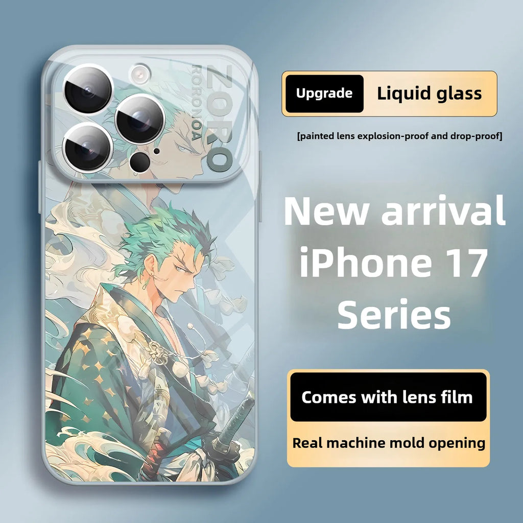 Funda de silicona para iPhone 17 de One Piece Brook Anime