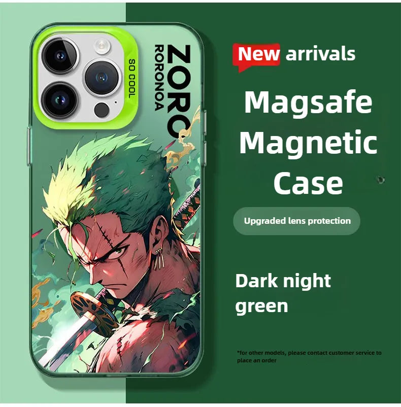 ONE PIECE Luffy Zoro Magsafe Anime Phone Case iPhone Cover