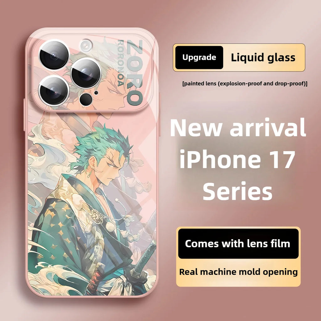 Funda de silicona para iPhone 17 de One Piece Brook Anime