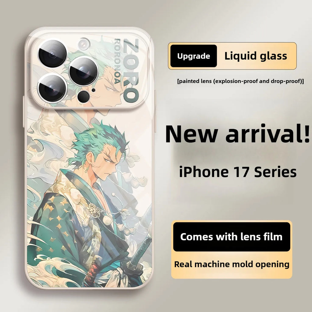 Funda de silicona para iPhone 17 de One Piece Brook Anime