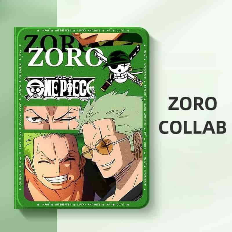 One Piece Zoro IPad Ablet Protective Case